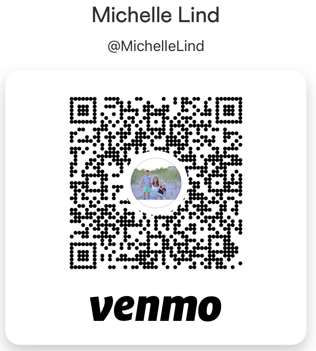Venmo QR Code - @MichelleLind (5949)
